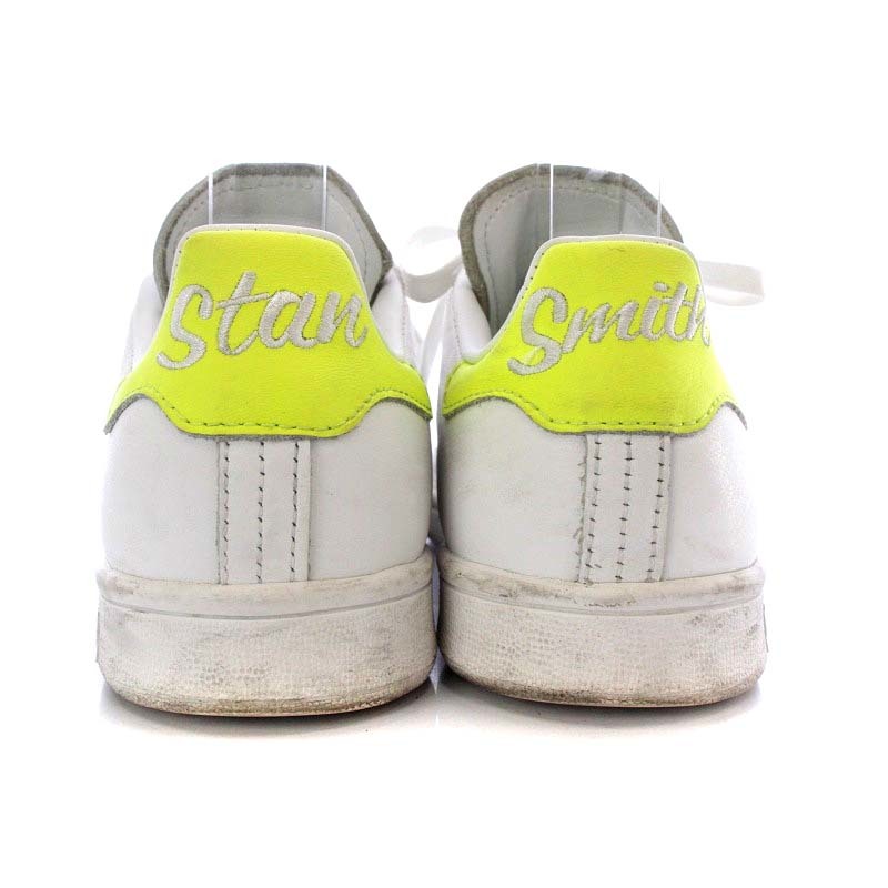 アディダスオリジナルス adidas originals STAN SMITH スニーカー ローカット レザー US4.5 22.5cm 白 黄色 EE5820 /YO1 レディース_画像3