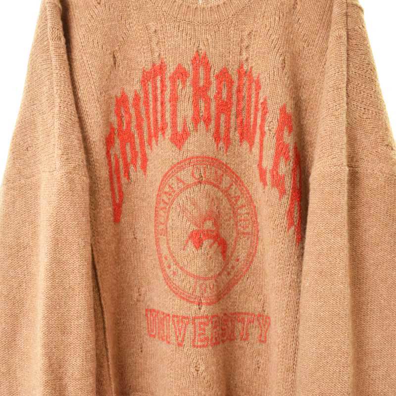 ラフシモンズ RAF SIMONS 22SS Loose fit reversed braid sweater