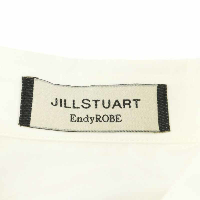 ジルスチュアート JILL STUART 22AW ユリアドレス ワンピース 長袖 ドッキング ロング マキシ 2 M 白 ホワイト ベージュ_画像4