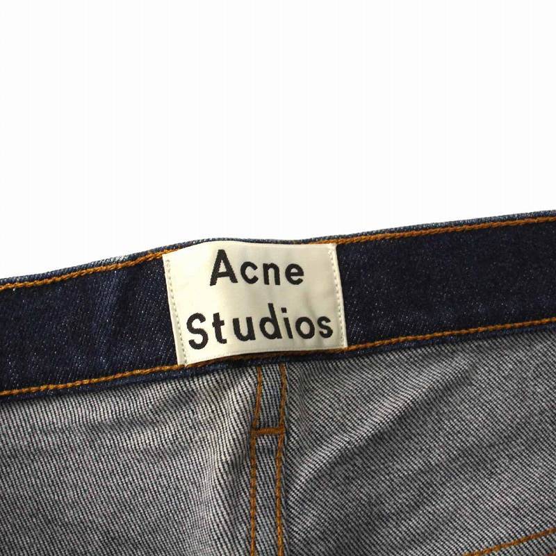 アクネ ストゥディオズ Acne Studios リジッド9分丈デニム TOWN STR RW デニムパンツ ジーンズ ストレッチ 29 32 紺 ネイビー /YM メンズ_画像5