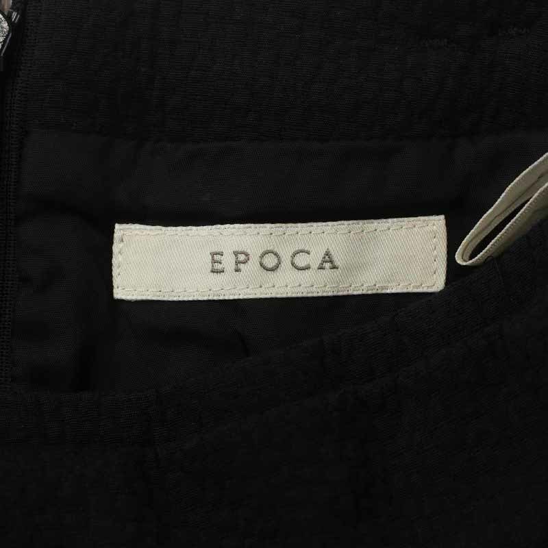 エポカ EPOCA フレアスカート ジップフライ ミニ 38 S 黒 ブラック /SY8 レディース_画像6