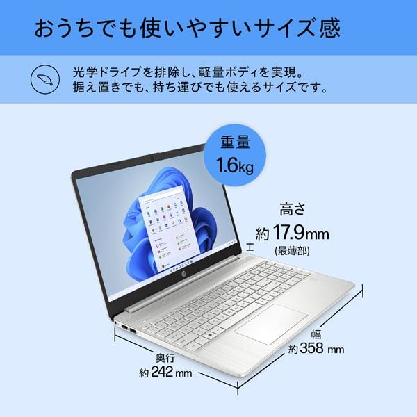 年度末大決算セール 新品HP 15s Corei5-1235U 16G SSD2000G(NVMe M.2