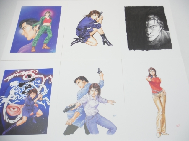 エンジェル・ハート 北条司 複製原画セット 非売品 エンジェル・ハート エンジェルBOX 複製原画(検:北条司