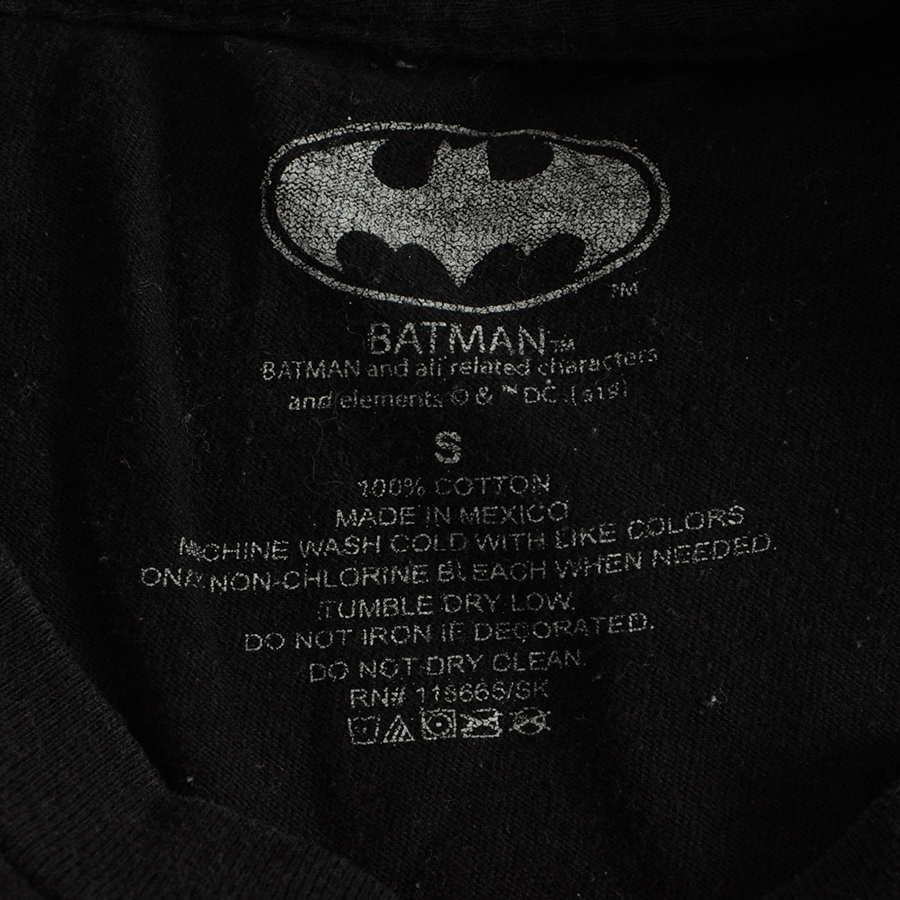 MT2147 バットマン BATMAN Tシャツ S 肩41 DC COMIC アメコミ アメリカ古着 メール便可 xq_画像4