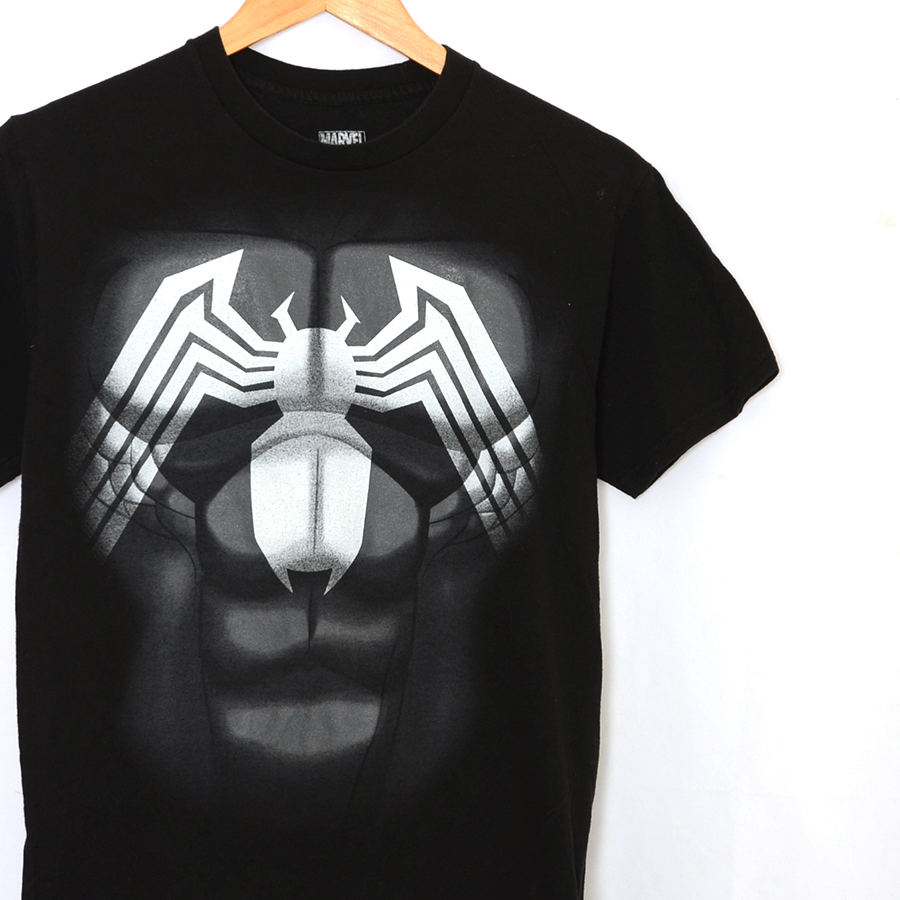 MT2155 マーベル　MARVEL Tシャツ S 肩42 スパイダーマン SPIDERMAN 映画 アメリカ古着 メール便可 xq_画像1