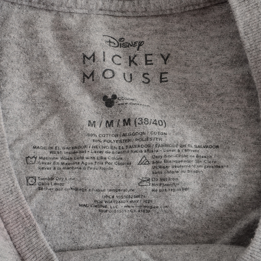 MT2080 ミッキーマウス Micky Mouse Tシャツ M 肩44 ディズニー 映画 アニメ アメリカ古着 メール便可 xq_画像4