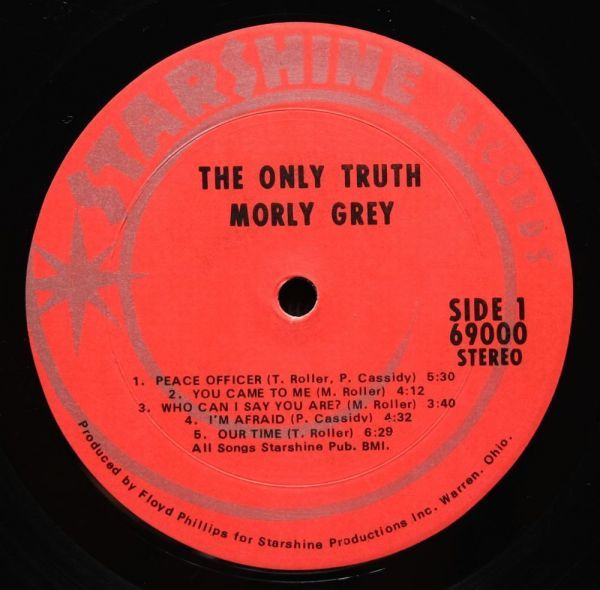 Morly Grey - The Only Truth 69000 US盤 LP_画像4