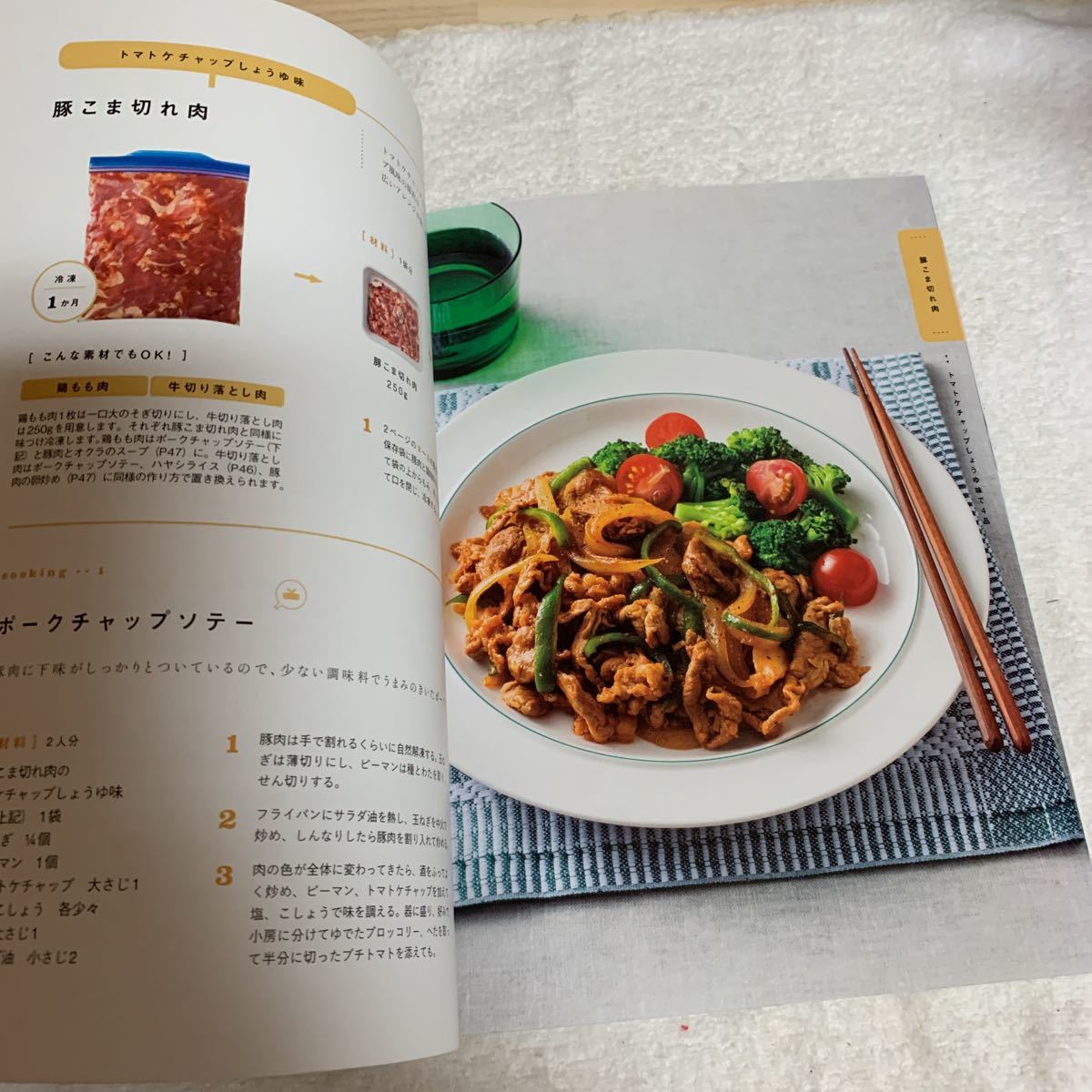 味つけ冷凍レシピ　作り置き 料理本_画像3