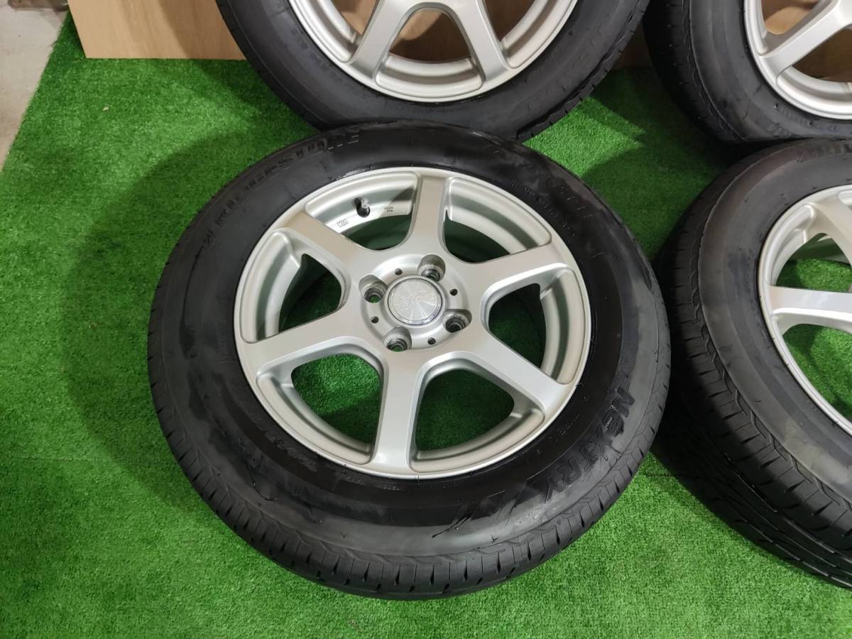 ★コンパクトカー用★175/65R14　ブリヂストン/ネクストリー　【2019】社外アルミ14×5J　ET42　4H/100　4本セット_画像3