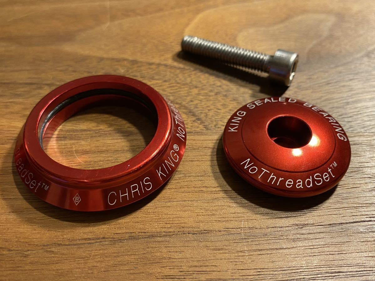 即納&大特価】 Set NoThread KING CHRIS 1-1/8 アヘッド ノースレッド