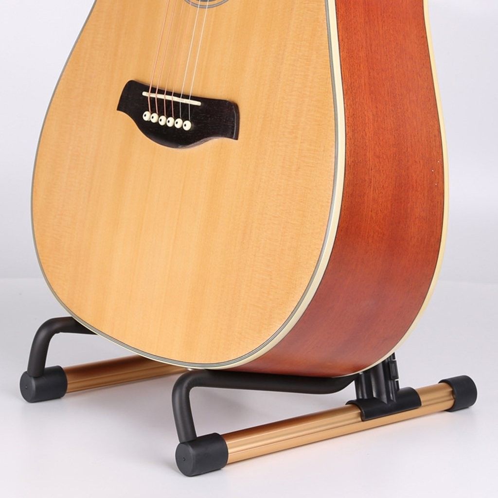 ギタースタンド 折畳式　安定耐久  軽量 アルミ製  ギターホルダー 置き型