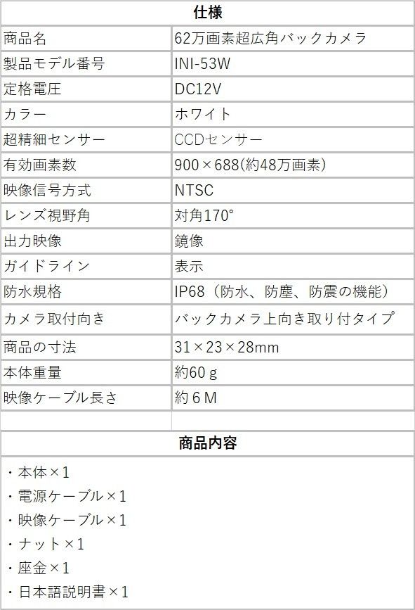 HD バックカメラ 車載カメラ 高画質 超広角 リアカメラ 超強暗視