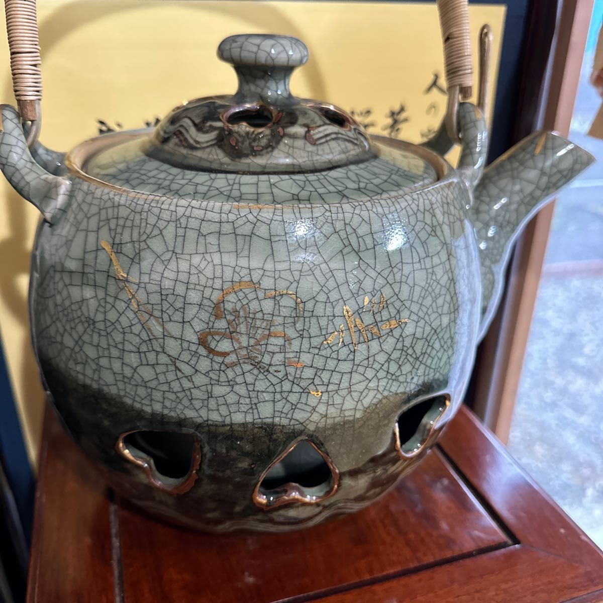 相馬焼 特大 二重焼 茶壺 急須 茶道具 | kingswayflats.co.uk