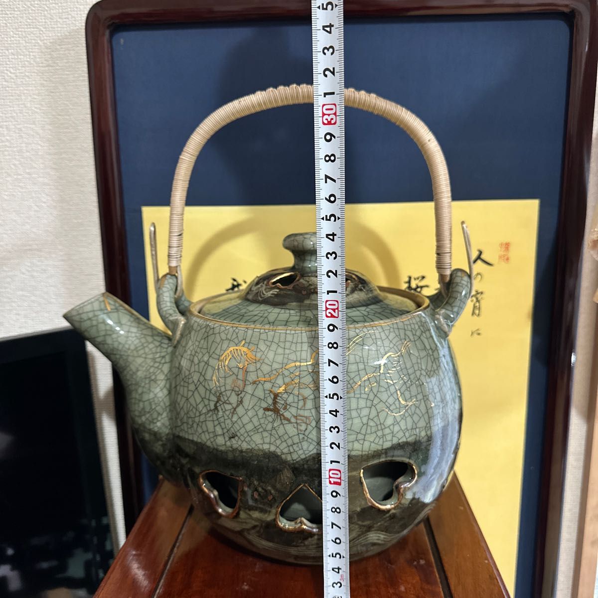 相馬焼 特大 二重焼 茶壺 急須 茶道具 | alfasaac.com