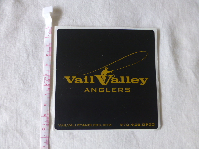 Vail Valley ANGLERS ステッカー Vail Valley ANGLERS アングラーズ COLORADO コロラド トラウト FLYFISHING_画像3