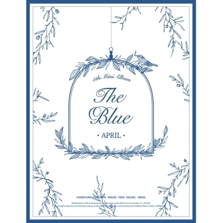 ◆April 5th Mini Album 『The Blue』 直筆サイン入り非売CD◆韓国_画像1