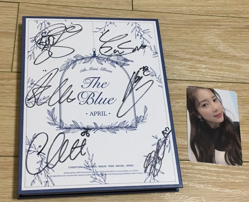 ◆April 5th Mini Album 『The Blue』 直筆サイン入り非売CD◆韓国_画像3