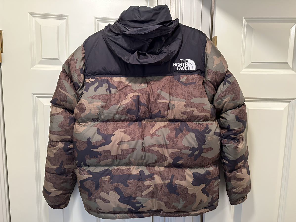 L THE NORTH FACE Novelty Nuptse Jacket TNF Camo ノースフェイス