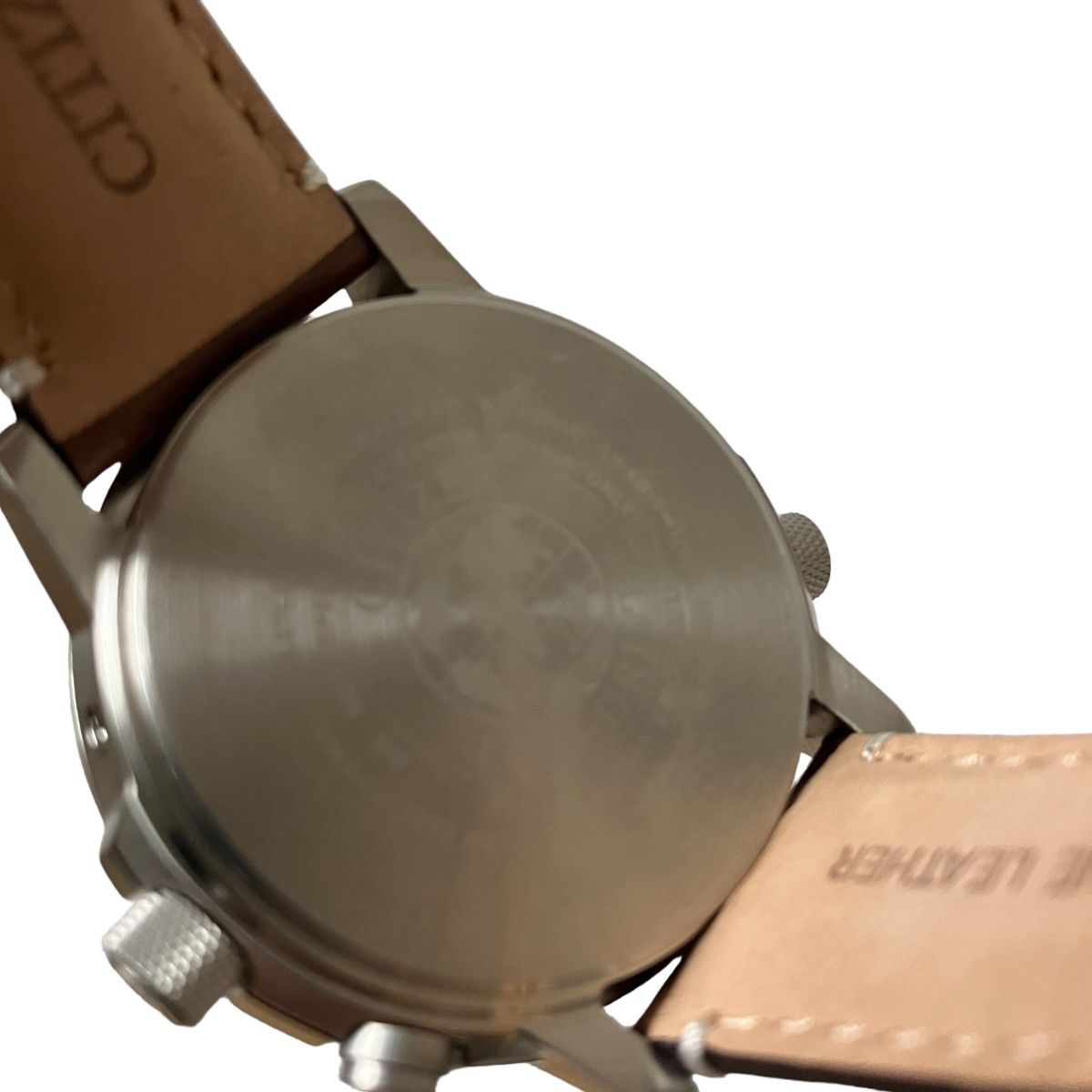 シチズン 腕時計 ブラウン レザー 定価6万