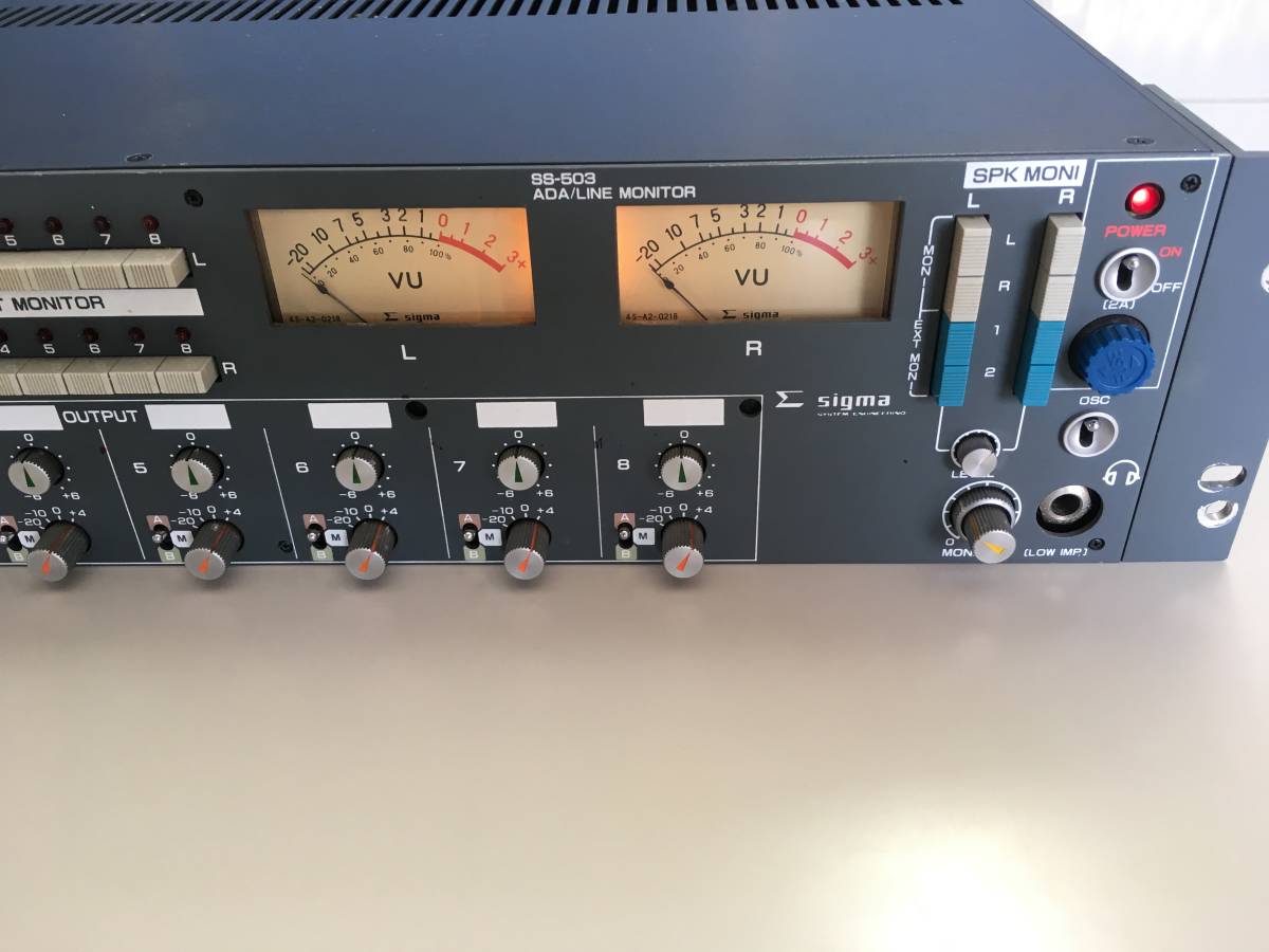 ☆SIGMA シグマ SS-503 ADA LINE MONITOR☆通電確認済み!!ジャンク