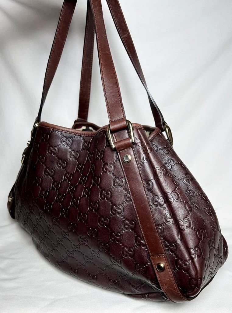 GUCCI グッチ グッチシマ ショルダーバッグ ホースビット トートバッグ