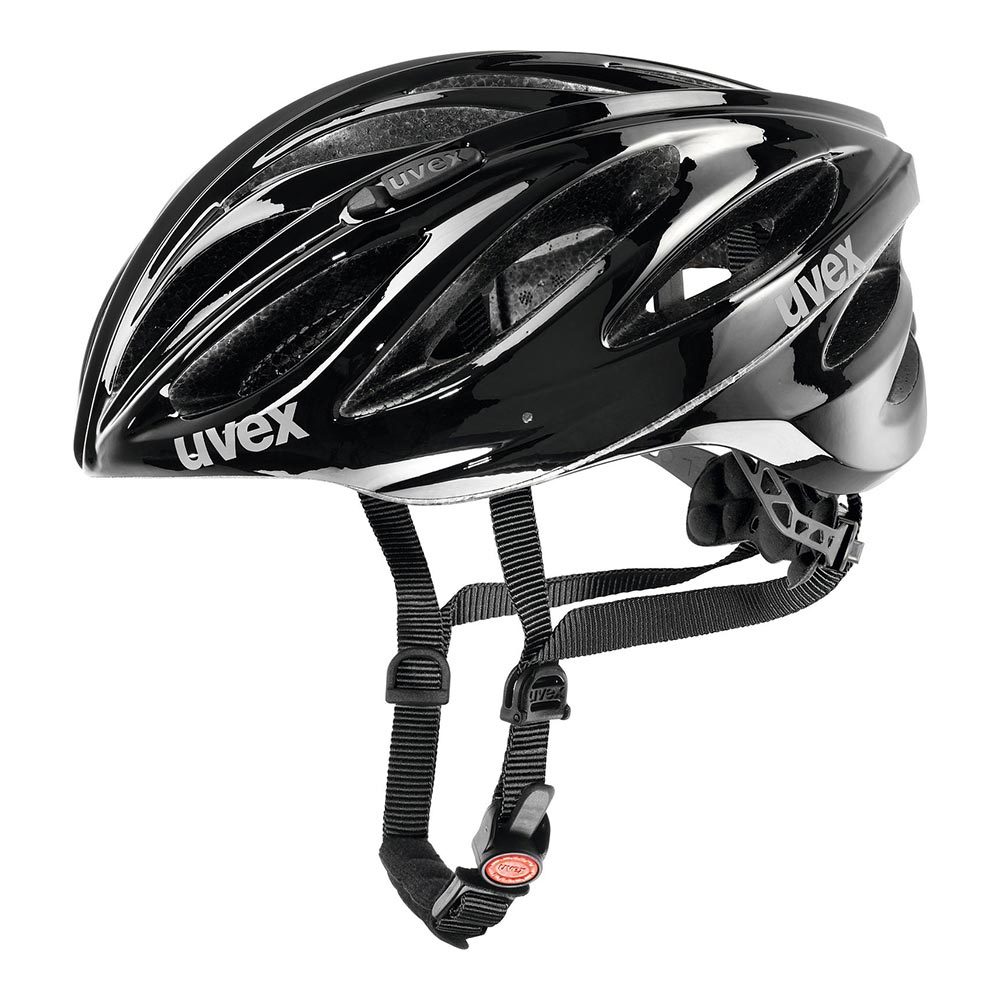 23SS　UVEX　boss race　ブラック 55-60cm タウンユース（自転車利用者のヘルメット着用努力義務化対策）にお勧め 定価￥12100_画像1