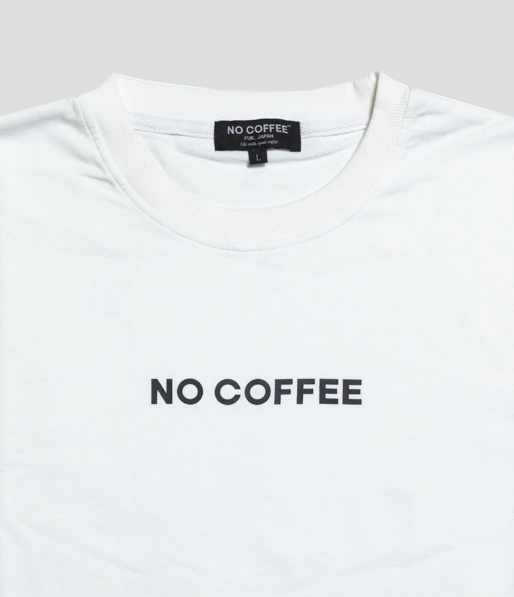 NO COFFEE長袖Tシャツ　白_画像2