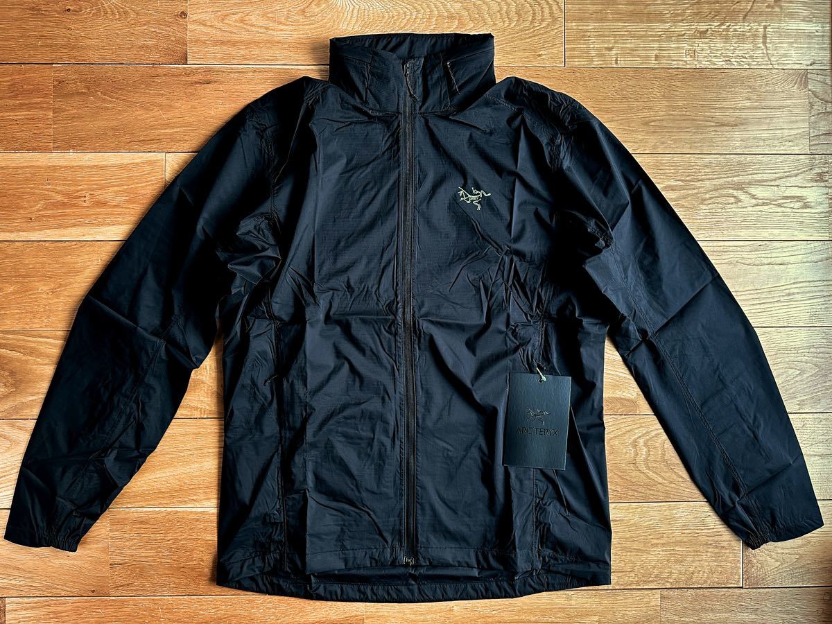 【国内正規　新品】ARC'TERYX Nodin Jacket Men's Black Medium アークテリクス ノディン ジャケット ブラック M ウィンドシェル 黒