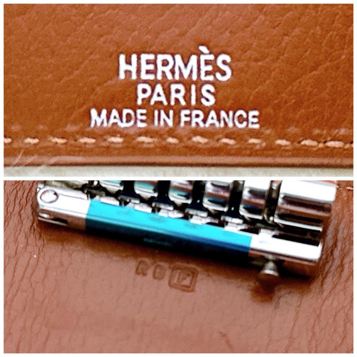 未使用 HERMES エルメス セリエ エテュイクレ 6連キーケース ゴールド