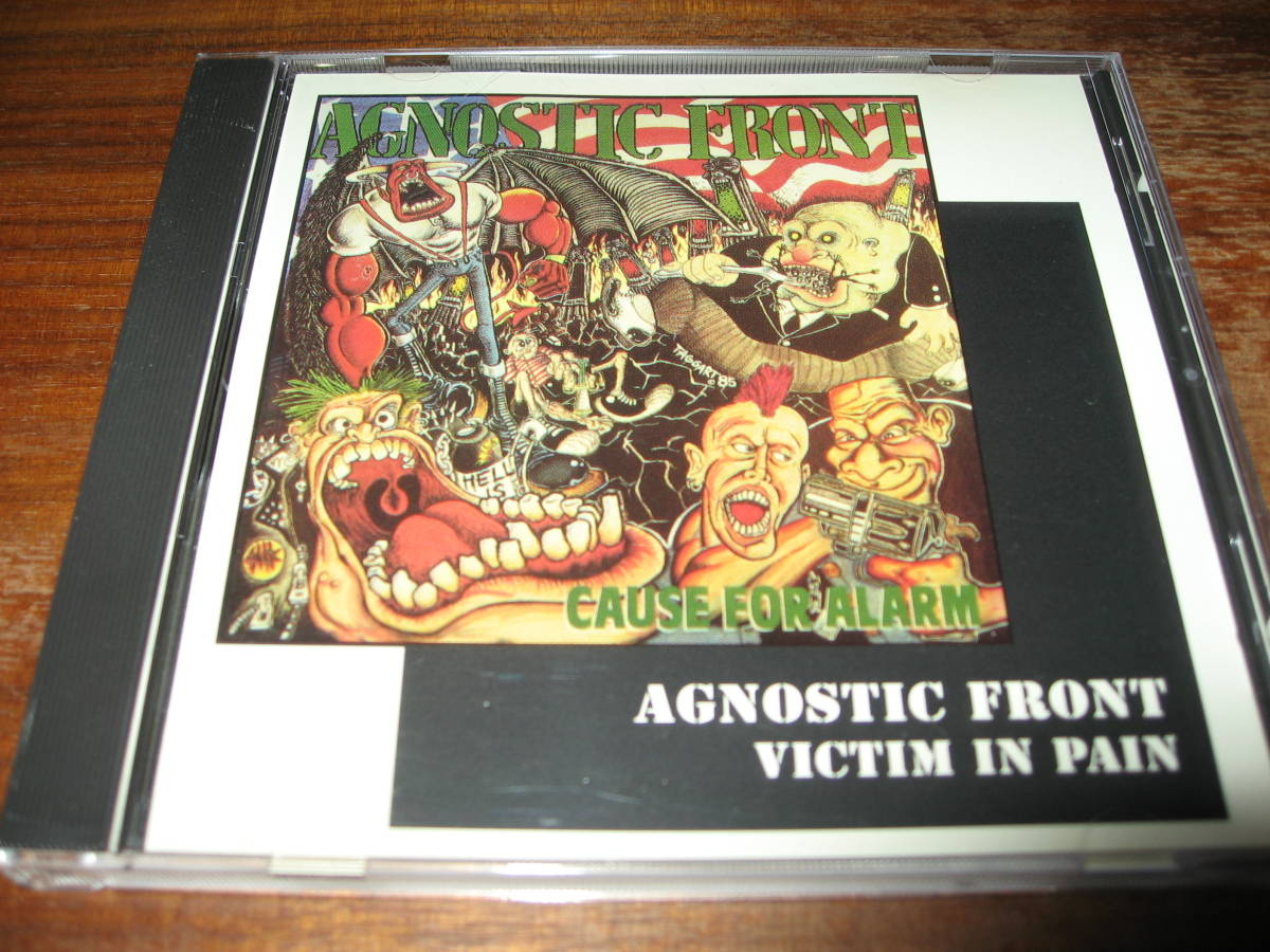＜US HARD CORE名盤＞AGNOSTIC FRONT/cause for alarm/victim in painの画像1