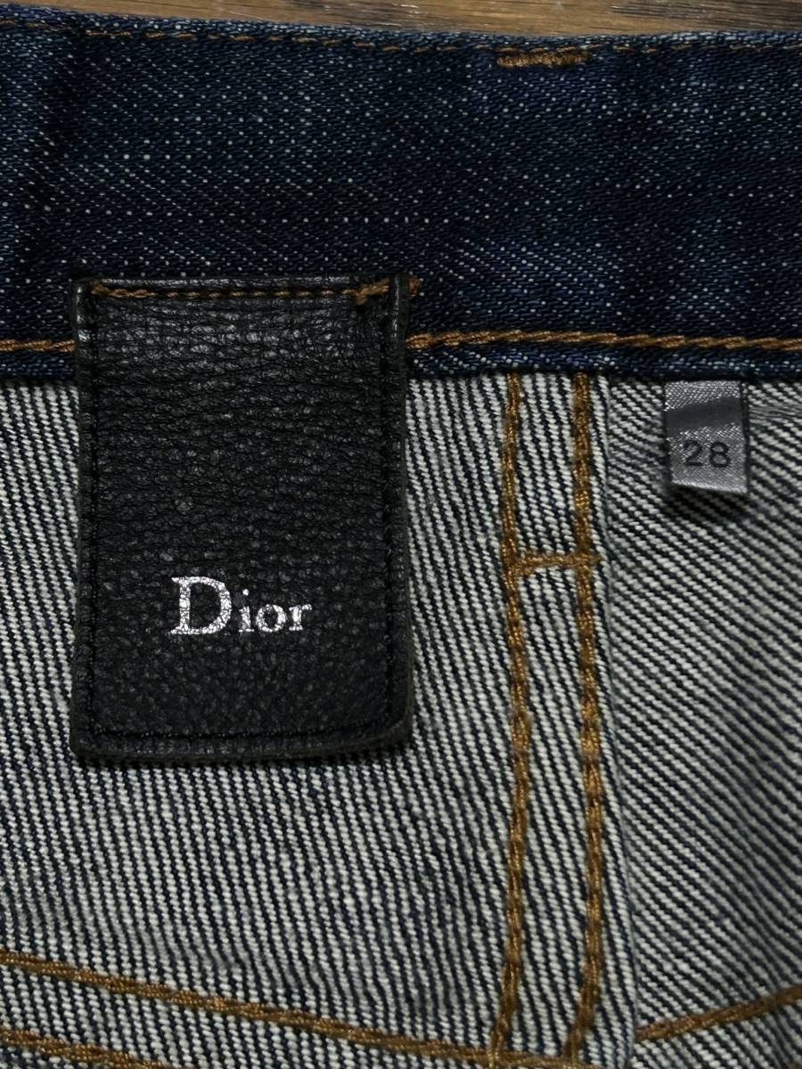 Dior homme Dior Homme 0030002A0184 Denim брюки Италия производства темно синий не кромка прямой 28 BJBC.D