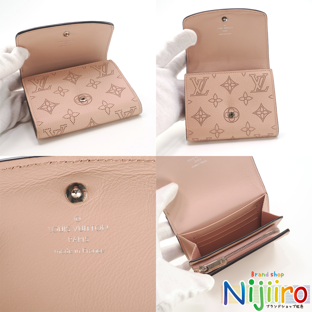 極美品】ルイヴィトン LV モノグラム マヒナ ポルトフォイユ イリス