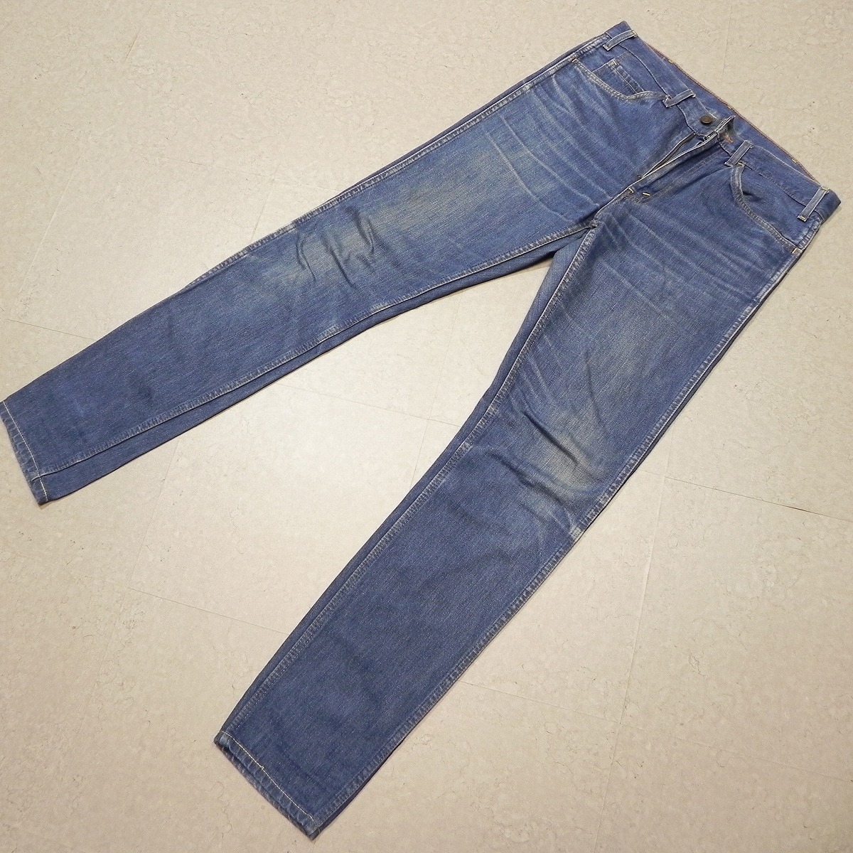 m321★ W31 トルコ製 LEVIS リーバイス LVC 605 ビッグE デニムパンツ ビンテージ復刻 60s ジーンズ スリム オレンジタブ 古着★即決★