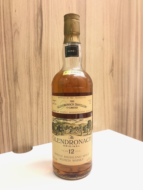 12841】GLENDRONACH 12年 グレンドロナック シングル ハイランド モルト スコッチ ウイスキー 750ml 43% 未開封 古酒 