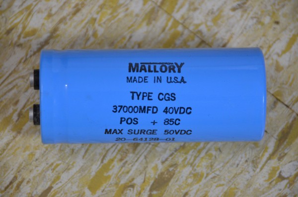 コンデンサー　MALLORY　TYPE　CGS　3700MFD　40VDC　15本　0410_画像1