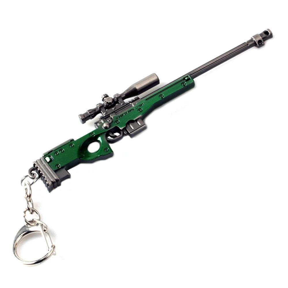 ベストセラー銃モデルのおもちゃキーホルダー PUBG CSGO 軍用武器金属アサルトライフル狙撃ピストルキーリング AK47 AWM M16 steyrcjx2438_画像6
