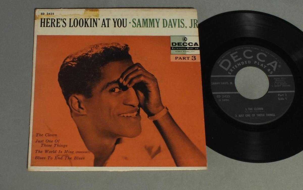 ●米7inch SAMMY DAVIS JR/HERE`S LOOKIN` AT YOU PART 3 ○_画像1