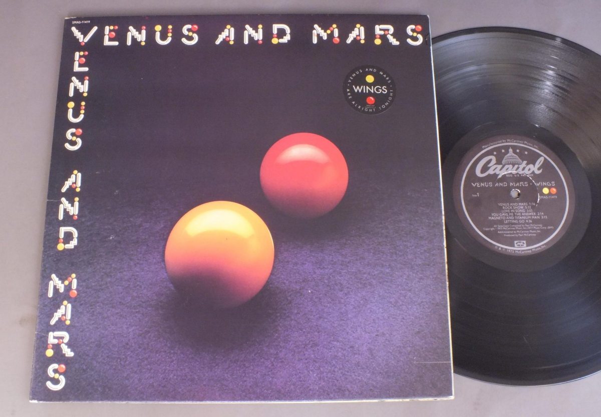 ●米LP WINGS/VENUS AND MARS ○_画像1