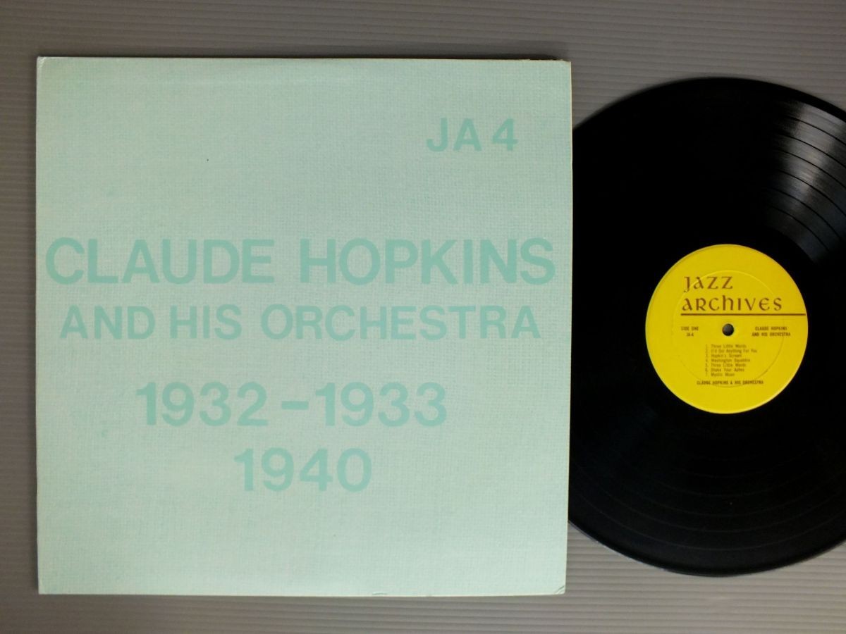 ●米LP CLAUDE HOPKINS & HIS ORCHESTRA/1932-1933 1940 ○_画像1