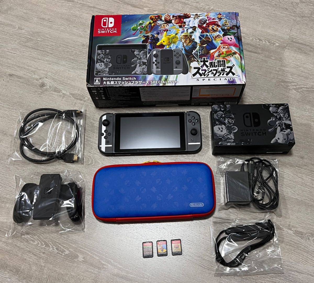 良品 Nintendo Switch 大乱闘スマッシュブラザーズスペシャル ソフト3