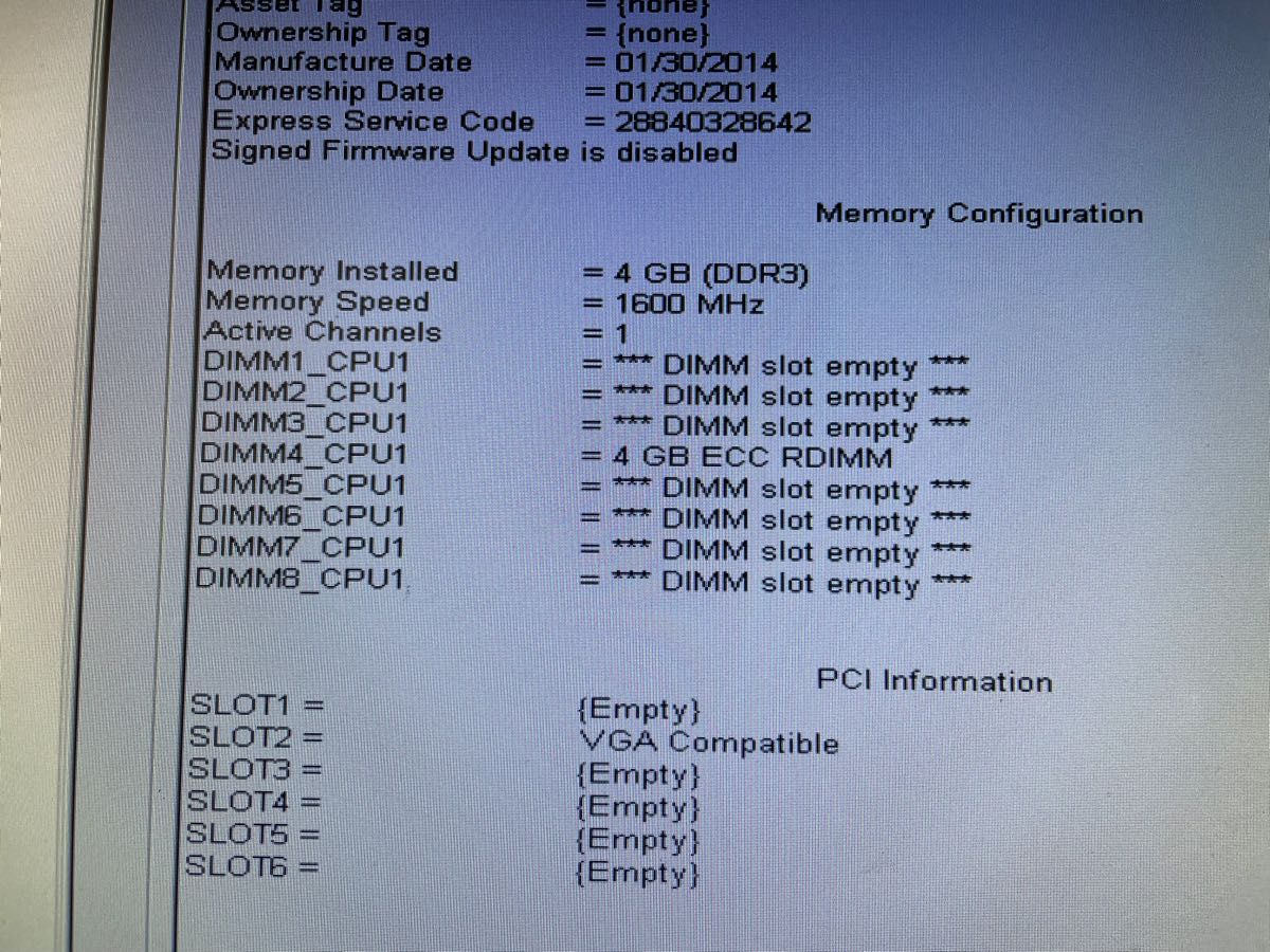 【最終価格】SK Hynix サーバーメモリ　DDR3 4GB