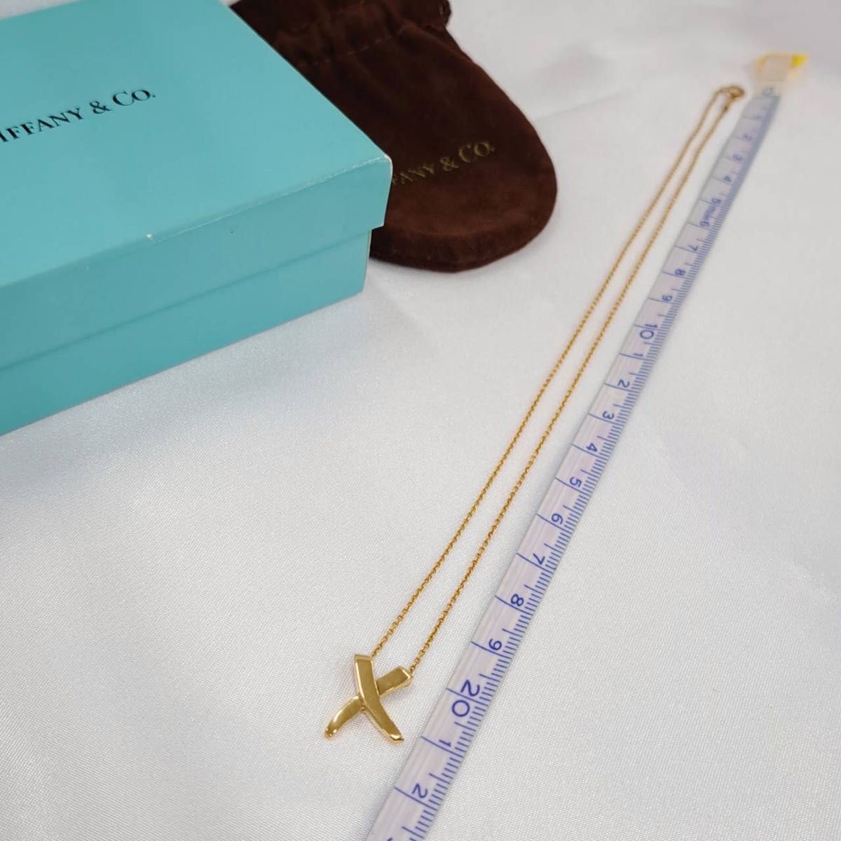 TIFFANY&Co ティファニー キス ネックレス 750 K18YG TIFFANY&Co ティファニー キス ネックレス 750 K18YG