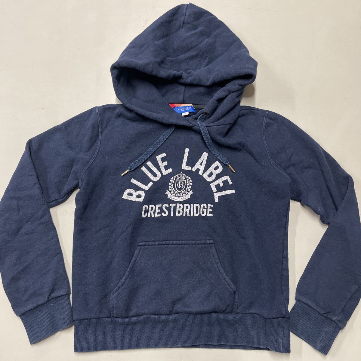 ブルーレーベルクレストブリッジ BLUE LABEL CRESTBRIDGE パーカー サイズ38 M レディース プルオーバー_画像1