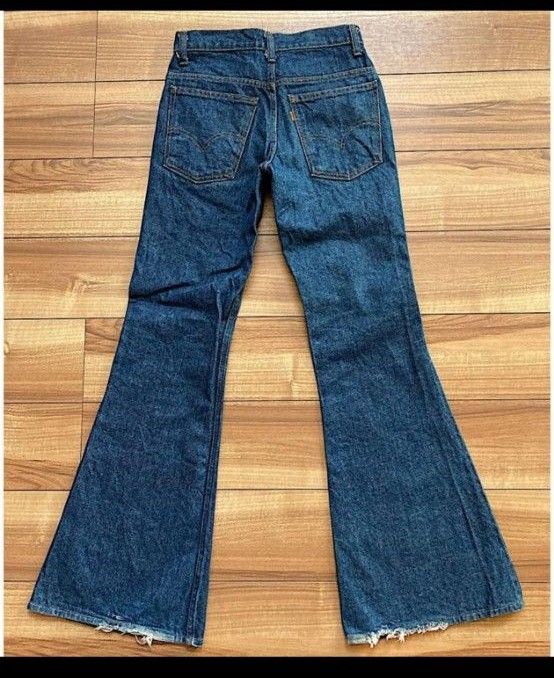 濃紺 70年代 ヴィンテージ リーバイス 684 LEVI’S ビッグベル   ベルボトム アメリカ製 USA  Levi''s