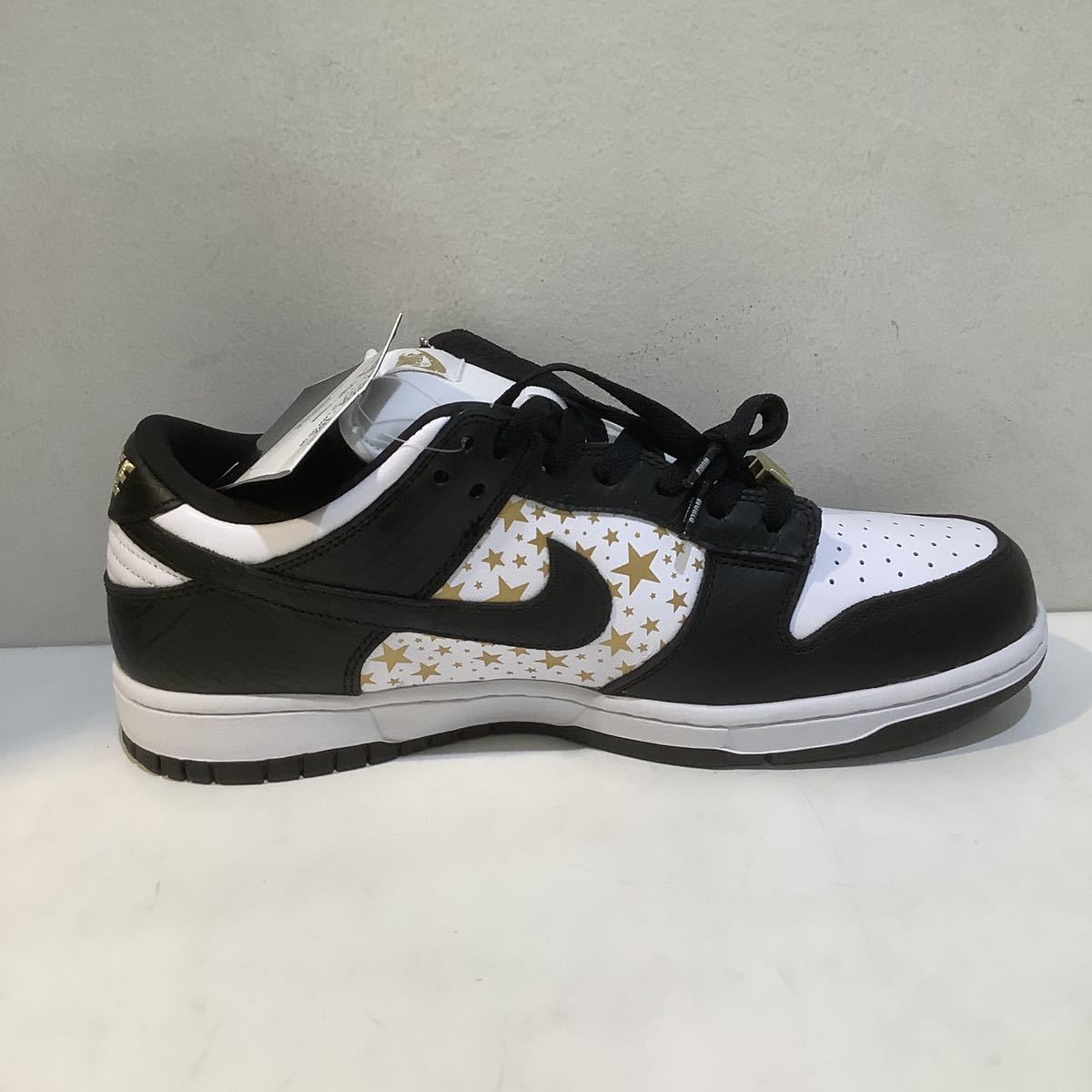 SUPREMEシュプリーム スニーカーブラック DH3228-102×Nike SB DunkLow OGQS GoldStarsナイキSBダンクロー ゴールドスターズ 28.5cm 603561_画像7