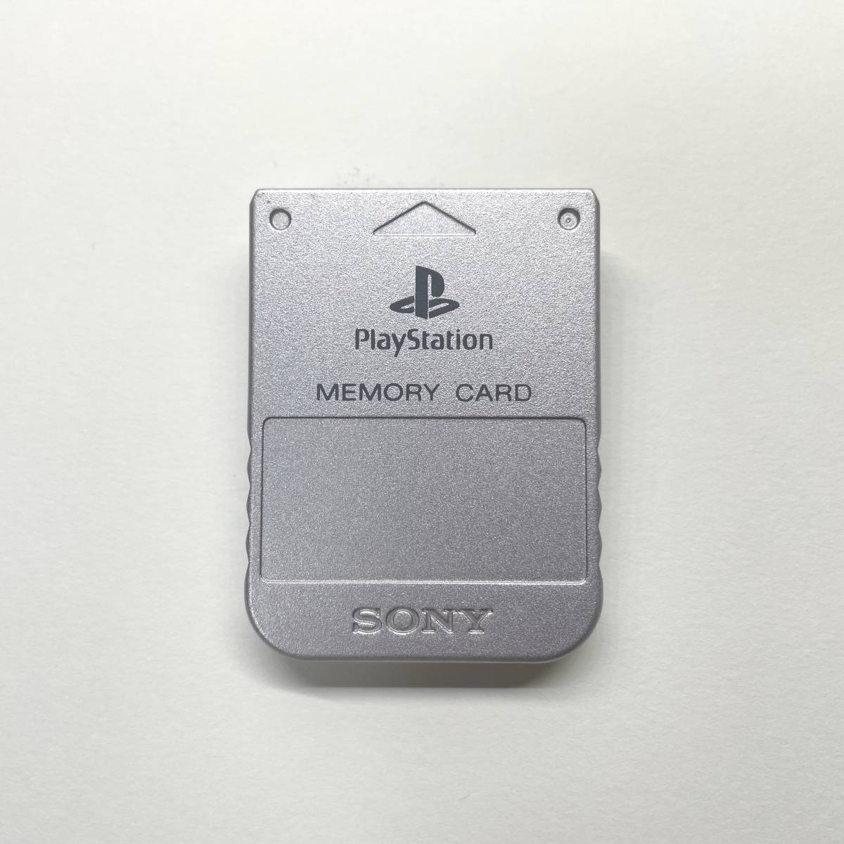 超熱 ブリリアントシルバー メモリーカード PS1 [非売品] 単品 SCPH-1020） / 1000万台ありがとう プレイステーション / model million （10 メモリーカード