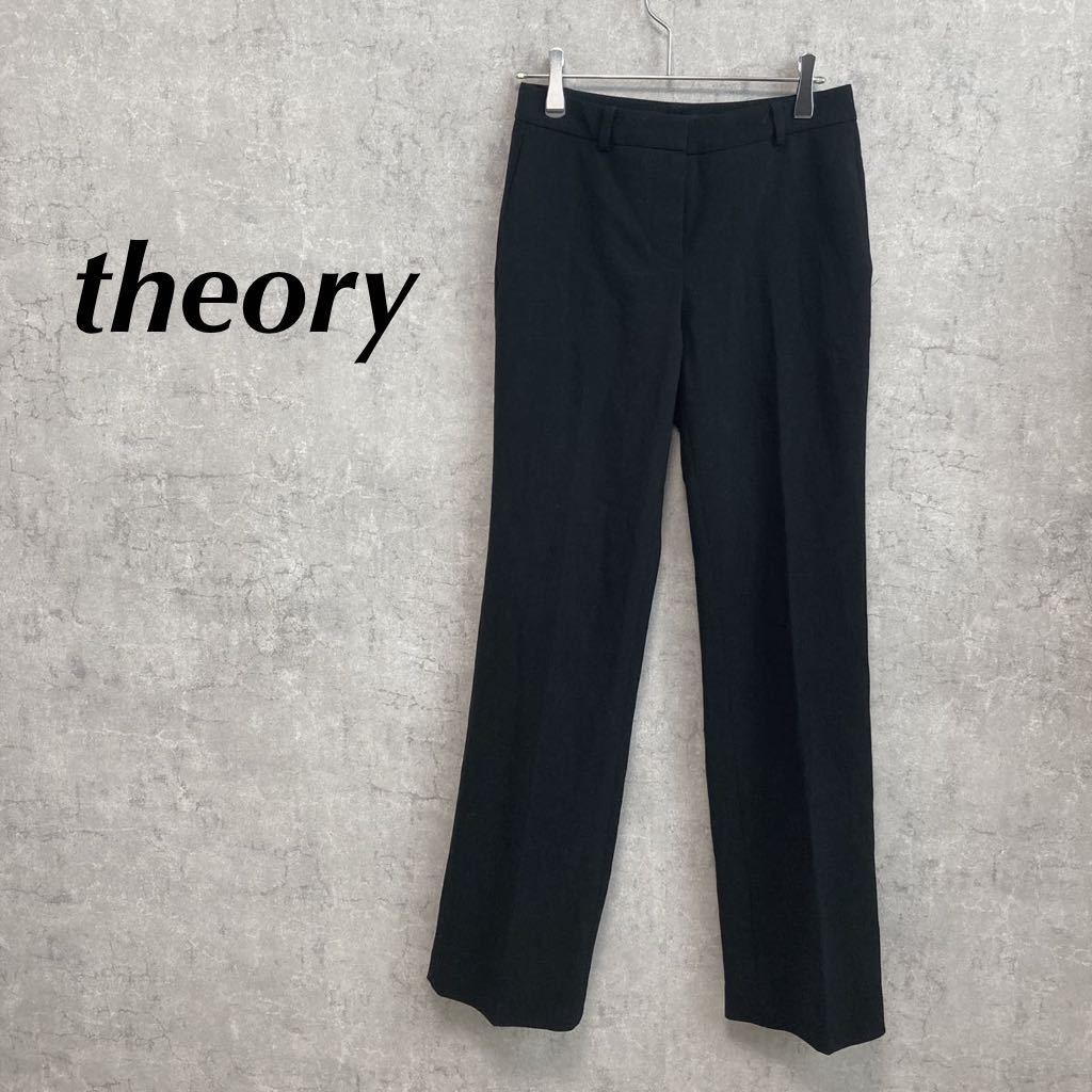 ヤフオク! - セオリー theory フォーマルパンツ 日本製 黒パンツ...