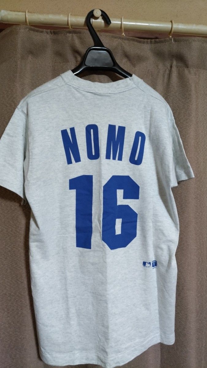 【ほぼ新品】野茂英雄 Tシャツ① メンズ MLB ドジャース ユニフォーム メジャーリーグ 大谷翔平 水ダウ 根建着 レア 貴重