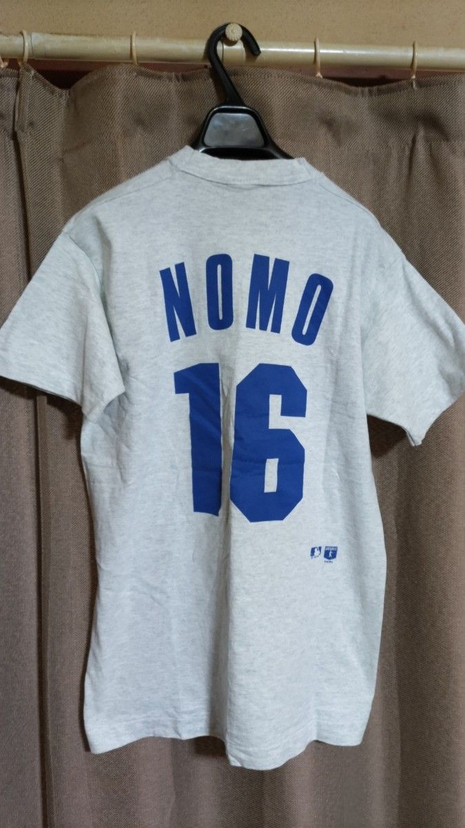 【ほぼ新品】野茂英雄 Tシャツ② メンズ MLB ドジャース ユニフォーム メジャーリーグ 大谷翔平 水ダウ 根建着 レア 貴重