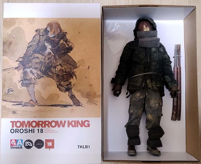 ThreeA】1/6 POPBOT TOMORROWKING OROSHI TK Ashley Wood 3A